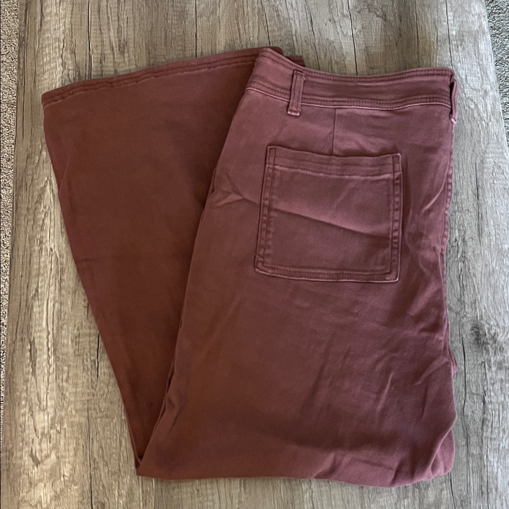 Women's Ophelia Roe Wide Leg Pants in Reddish/Brown